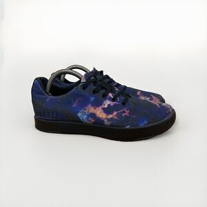 Nobull Midnight Tie-Dye Canvas Trainer CrossFit Shoes Women's Sz 8 Men’s Sz 6.5